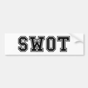 SWOT BUMPERSTICKER
