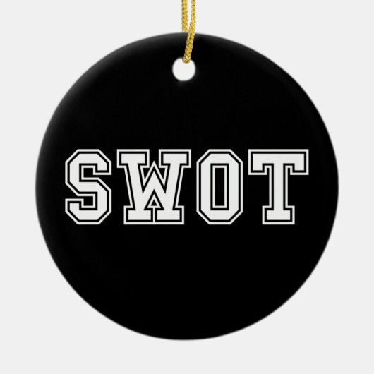 SWOT KERAMISCH ORNAMENT (Voorkant)