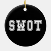 SWOT KERAMISCH ORNAMENT (Achterkant)