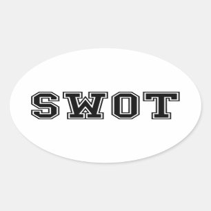 SWOT OVALE STICKER