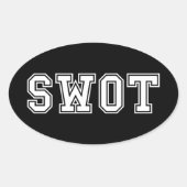 SWOT OVALE STICKER (Voorkant)
