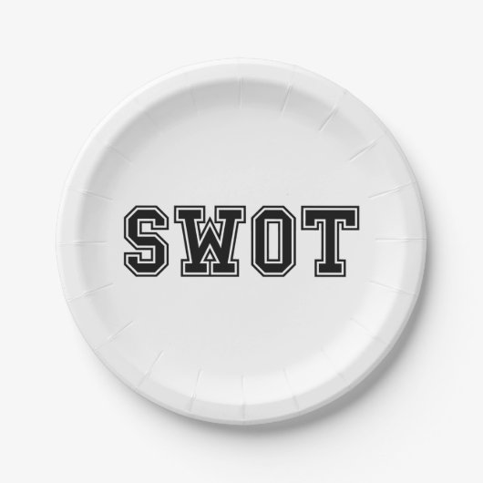 SWOT PAPIEREN BORDJE (Voorkant)
