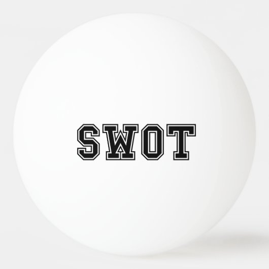 SWOT PINGPONGBALLEN (Voorkant)