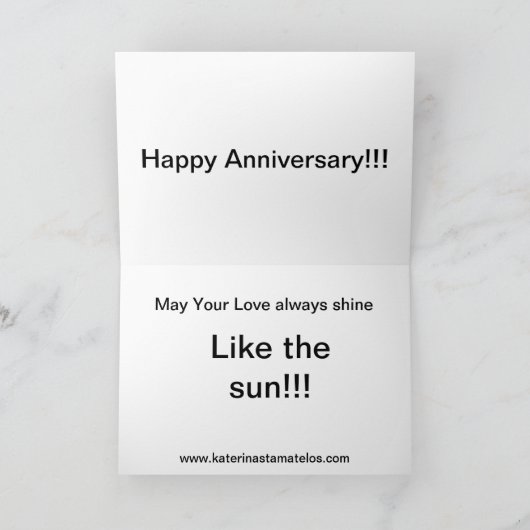 Sxisma KS-3 Wenskaart Kaart (Binnen)