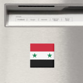 SY001 Syrian FLAG Syria, Fridge Magneet (Insitu (Vaatwasser))