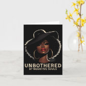 Sy Black Queen Afro-Amerikaanse dames Kaart (Gele Bloem)