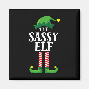 Sy Elf Matching Family Group Kerstfeest Magneet