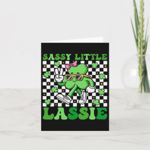 Sy Little Lie St Patricks Day Meisjes Kinder Groov Kaart