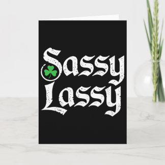 Sy Ly St. Patrick's Day Grappig Door Meisjes Kinde Kaart