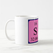Sy nom de table périodique mug 1 (Gauche)