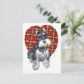 Sybil la carte postale Schnauzer (Debout devant)