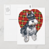 Sybil la carte postale Schnauzer (Devant / Derrière)