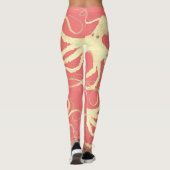 Sybille's Octopus op uw kleur - Leggings (Achterkant)