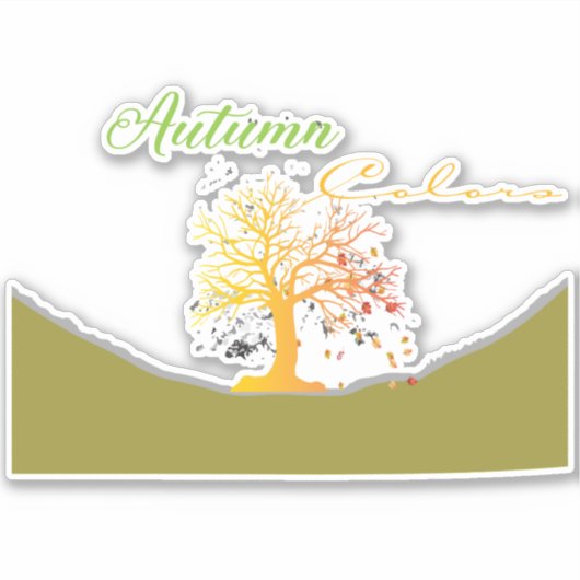 Sycamore Gap Tree Sticker (Voorkant)
