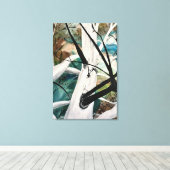 Sycamore-structuur Canvas Afdruk (Insitu (Houten vloer))