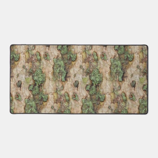 Sycamore Tree Bark Moss Lichen Bureaumat (Voorkant)