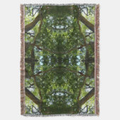 Sycamore Tree Green-Natuur Deken (Voorkant Verticaal)