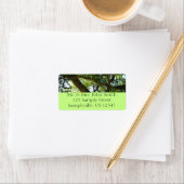 Sycamore Tree Green-Natuur Etiket (Insitu)