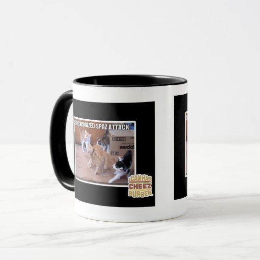 Sychronized Spaz Attack Mok (Voorkant links)