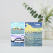 Sydney Australia Briefkaart (Staand voorkant)