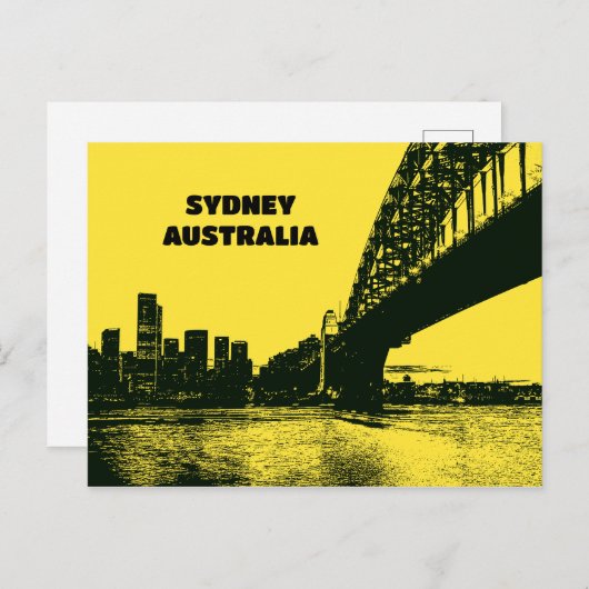 Sydney Australia Briefkaart (Voorkant / Achterkant)