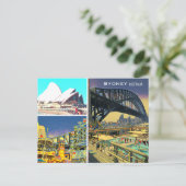 Sydney Australia Briefkaart (Staand voorkant)