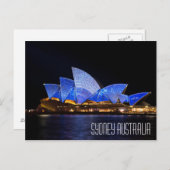 Sydney Australia Briefkaart (Voorkant / Achterkant)