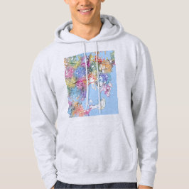 Sydney Australia City Map Hoodie