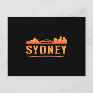 Sydney Australia City Skyline Cityscape Funny Gift Briefkaart