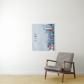 Sydney Australia City Skyline Wandkleed (In situ)