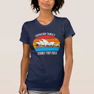 Sydney Australia Opera House Custom Trip Vrouwen T-shirt