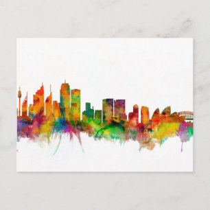 Sydney Australia Skyline Briefkaart