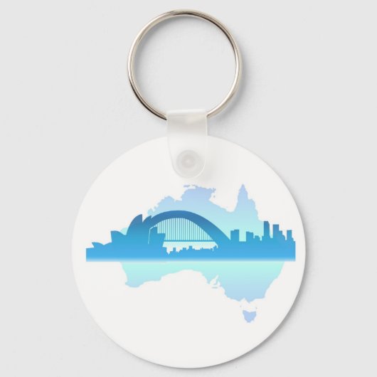 Sydney Australia Sleutelhanger (Voorkant)