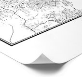 Sydney Australia Street Map Poster (Hoek)