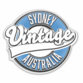 Sydney Australia  style logo Sticker (Voorkant)