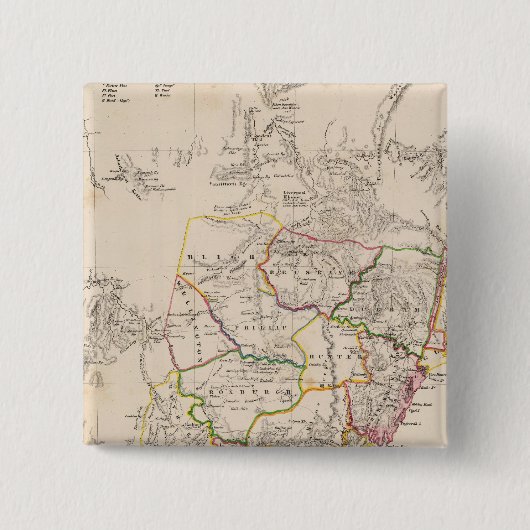 Sydney Australia Vierkante Button 5,1 Cm (Voorkant)