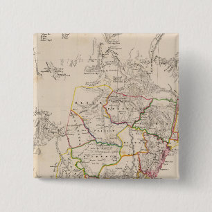 Sydney Australia Vierkante Button 5,1 Cm