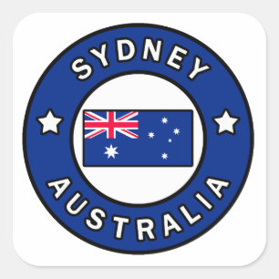 Sydney Australia Vierkante Sticker