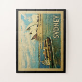Sydney Australia Vintage Travel Legpuzzel (Verticaal)