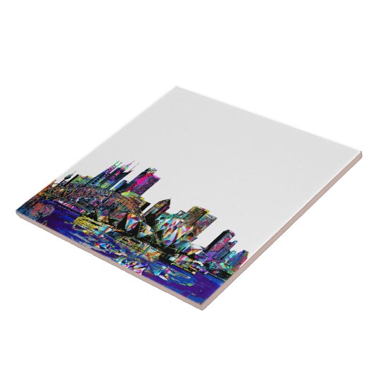 Sydney, Australië, graffiti Tegeltje (Zijkant)