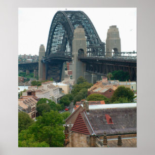 Sydney, Australië. Havenbrug. Poster