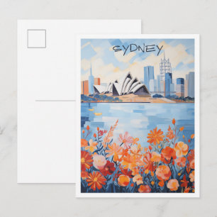 Sydney Australië Kunst Reizen Briefkaart