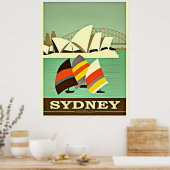 Sydney, Australië, oud poster (Keuken)