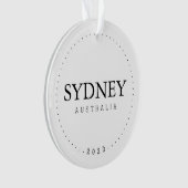 Sydney Australië Simple International Travel Ornament (voorkant)
