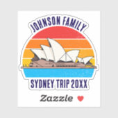 Sydney Australië Trip Opera House Custom Laptop Sticker (Vel)