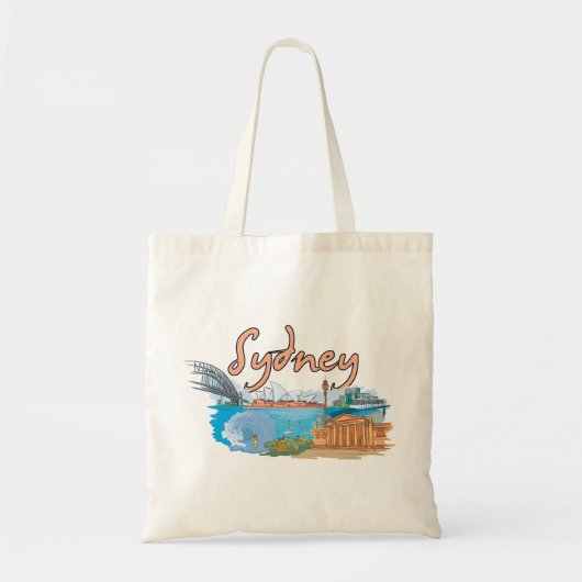 Sydney, Australische beroemde stad Tote Bag (Voorkant)