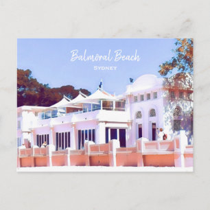 Sydney Balmoral Beach retro Bathers Pavillion Briefkaart