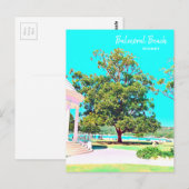 Sydney Balmoral Beach white Rotunda Briefkaart (Voorkant / Achterkant)