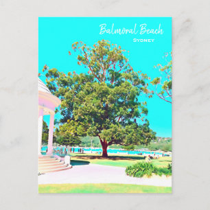 Sydney Balmoral Beach white Rotunda Briefkaart