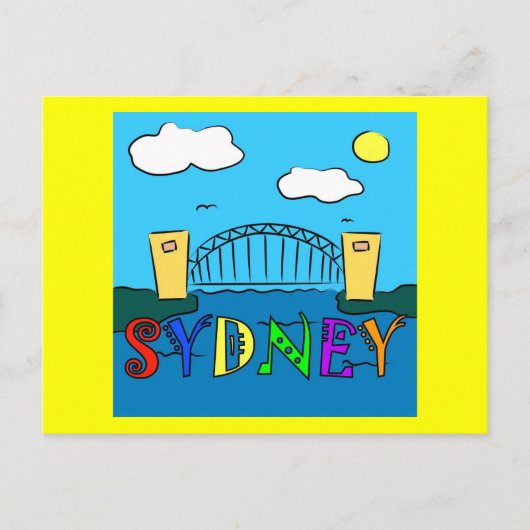 sydney briefkaart (Voorkant)